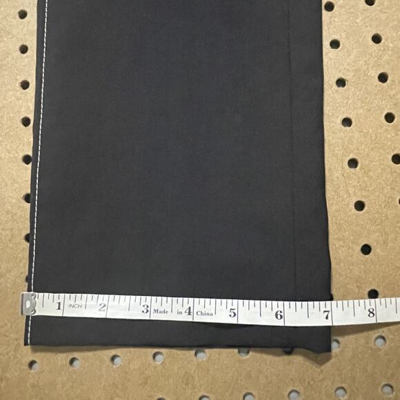 Prada Milano Pants Men 34x30 Black Contrast Stitch Lightweight Button Fly Modern - Picture 14 of 14